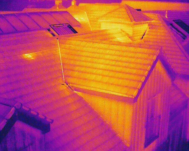 Thermal Imaging Roof Survey Image Blackpool
